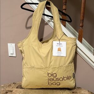 BYBBA Big Brown Bag Reusable Tote Bag, Bloomingdales s Exclusive